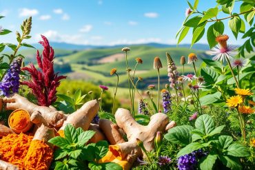 Natural pain relief with herbs